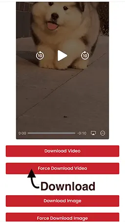 Descarga de videos de Pinterest